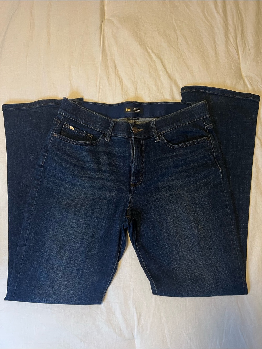 Lee bootcut dark denim jeans